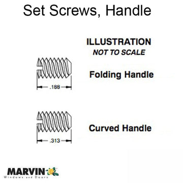 Set Screw for Folding Handle, Casemaster / Awning - Stainless Steel
